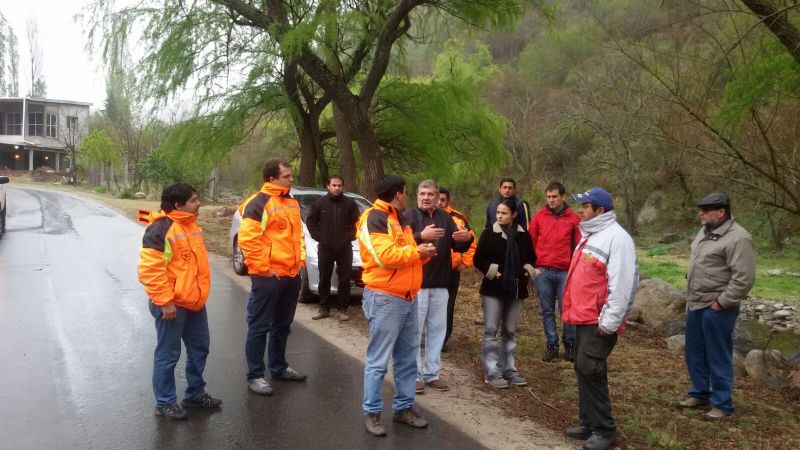 Comenzaron las capacitaciones para el manejo del sistema de alerta temprana en El Rodeo