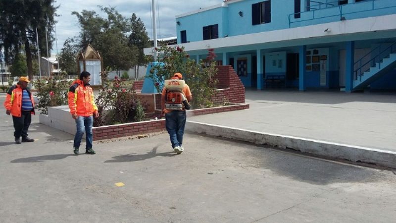 Tareas de fumigación en dependencias de Seguridad