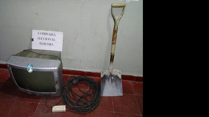 Recuperan elementos robados