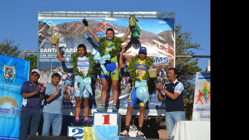 Cerna dueño de la 1ra. etapa en Santa María