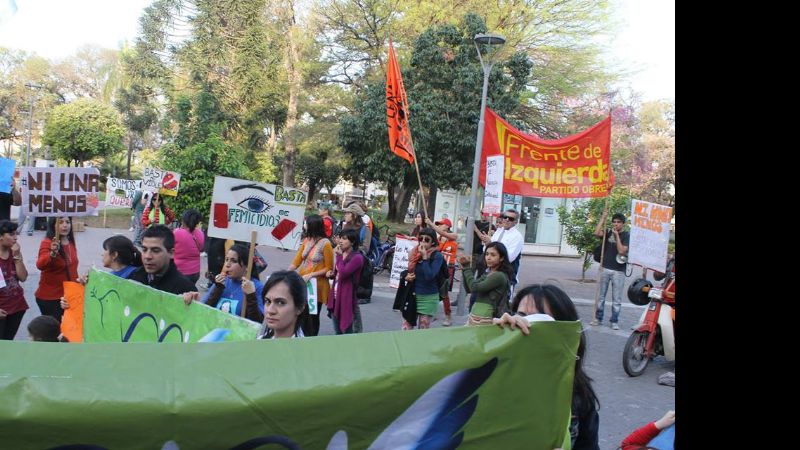 Se realizó la marcha "Ni una menos"