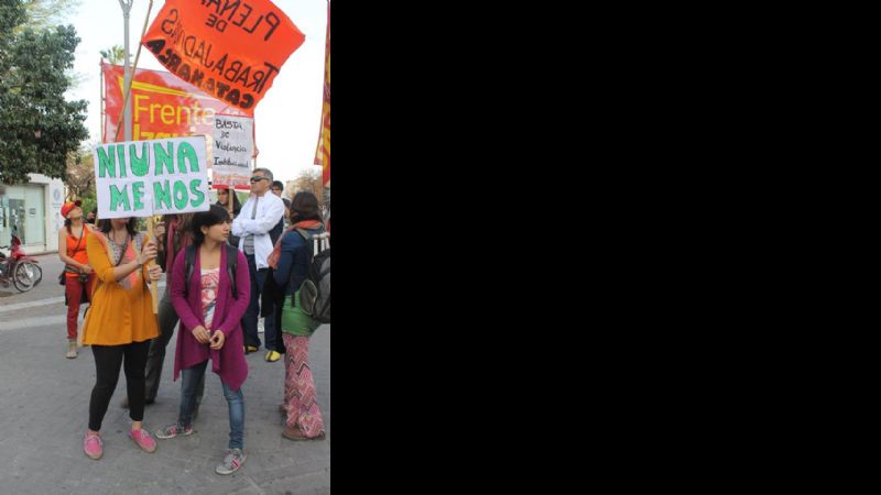 Se realizó la marcha "Ni una menos"