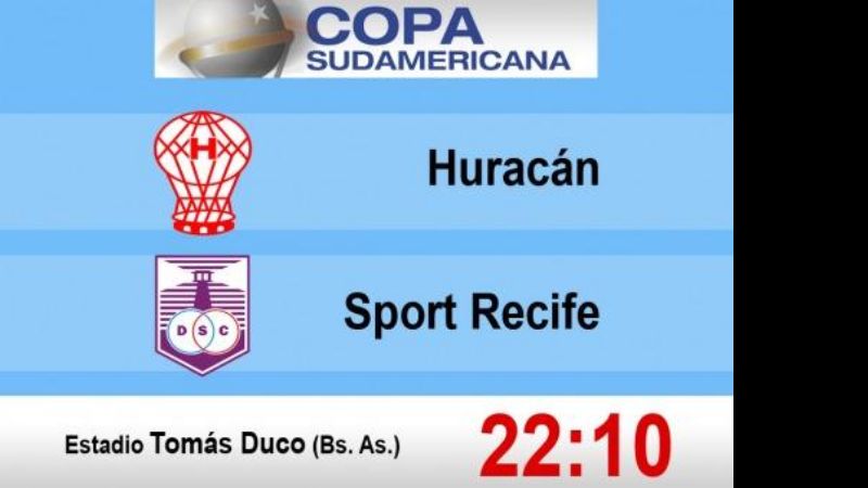 Huracán recibe a Sport Recife con la ilusión de pasar de ronda