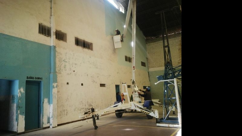 El gimnasio municipal estará cerrado por una semana por trabajos de pintura