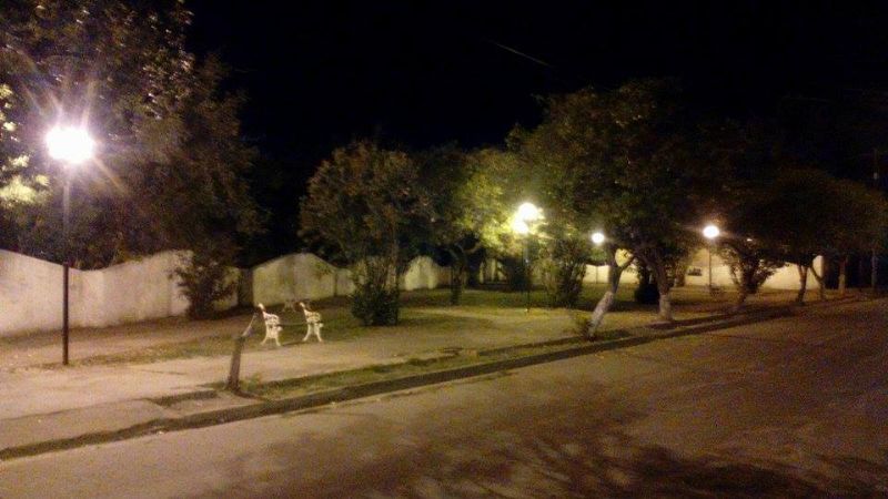 Nueva luminaria en la Plaza San Isidro