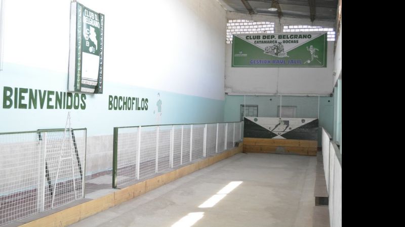 El Club Belgrano tendrá su remodelada cancha sintética de bochas