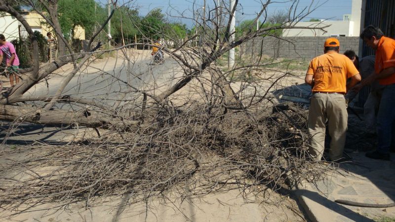 Ráfagas de 70 km/h en una jornada para el olvido