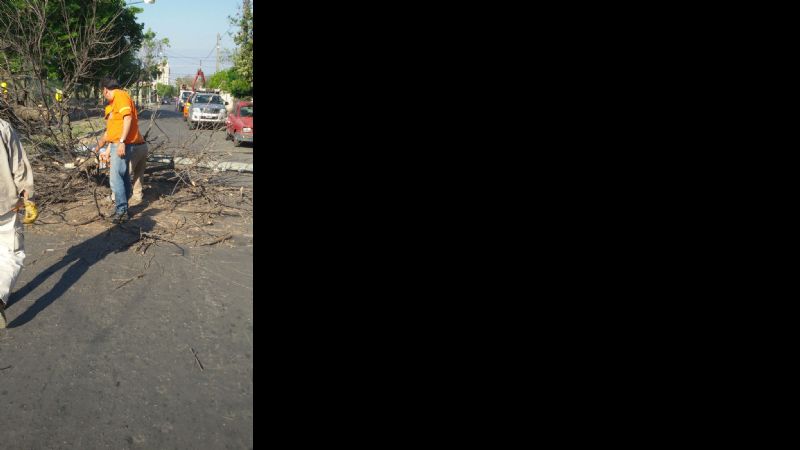 Ráfagas de 70 km/h en una jornada para el olvido