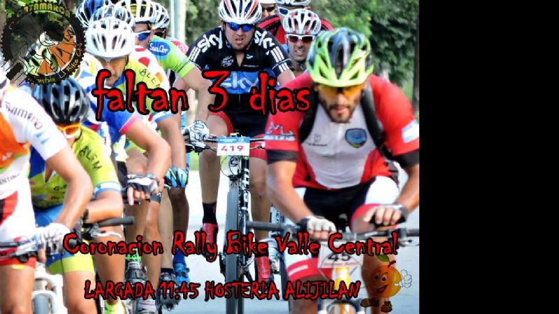 Alijilán “corona” este domingo el Rally Bike del Valle Central