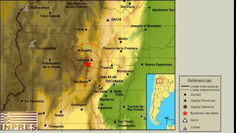 Leve sismo a las 9 de la mañana