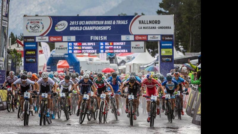 Alvarito Macias no pudo en el mundial de MTB