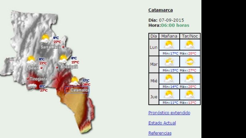 Se viene un brusco descenso de la temperatura