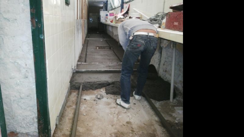 Siguen los trabajos en el hospital de Santa María