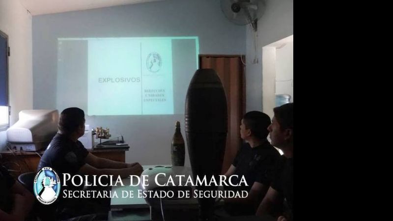 Curso de capacitación a personal de la División Explosivos