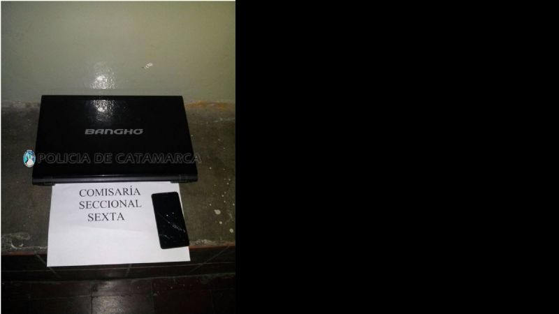 Recuperan una notebook robada