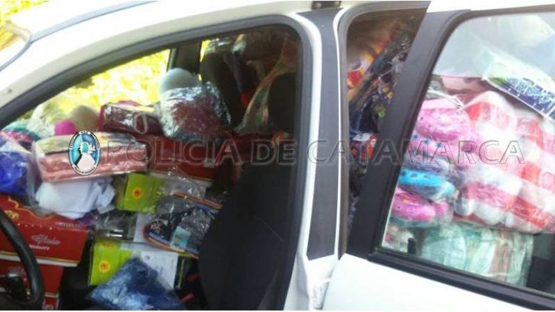 Secuestran mercadería en Valle Viejo