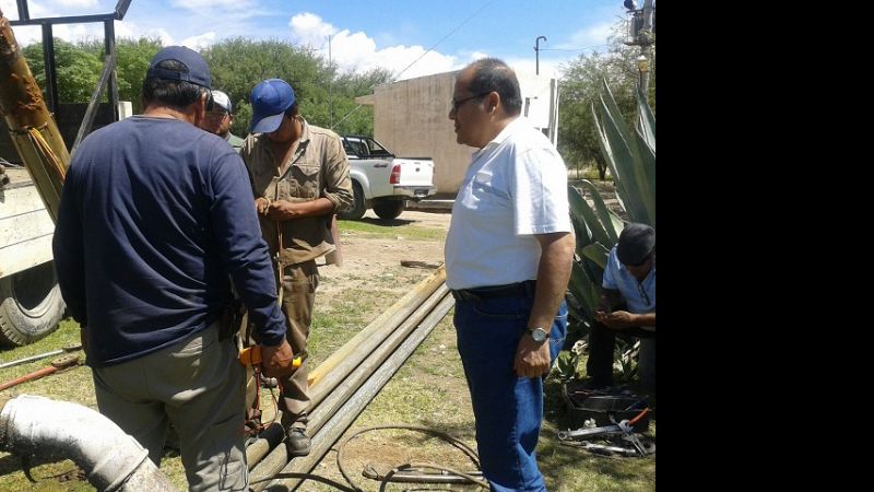 La DASI reparó la bomba de agua de San José de Santa María