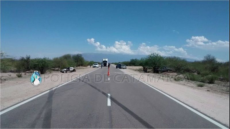 Japoneses involucrados en un choque en Tinogasta