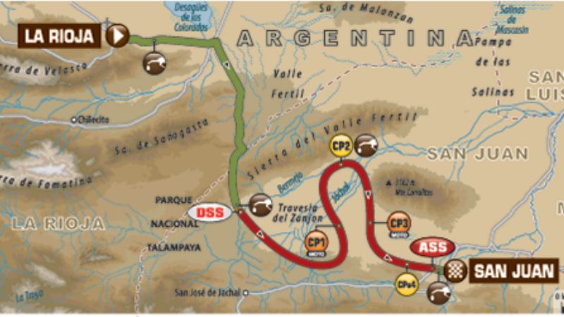 San Juan ya “vive” la 11ma. fecha del Dakar 2016