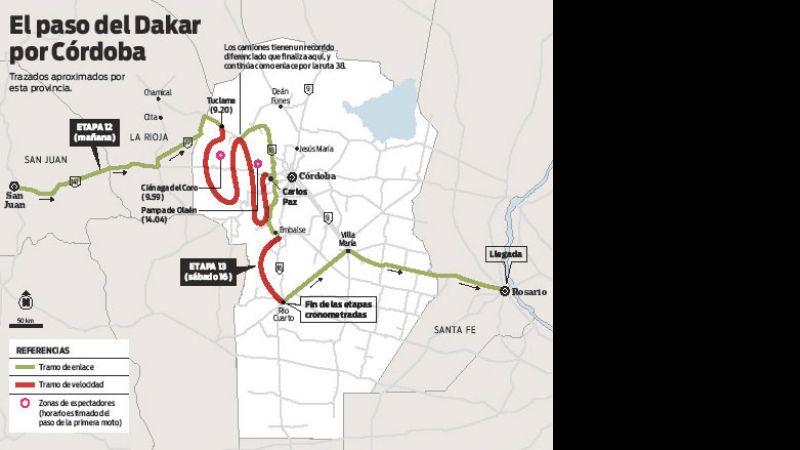 San Juan-Villa Carlos Paz, en el día más largo de la carrera