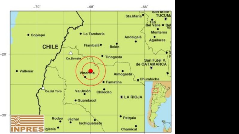 Fuerte sismo en La Rioja se sintió en el Oeste catamarqueño