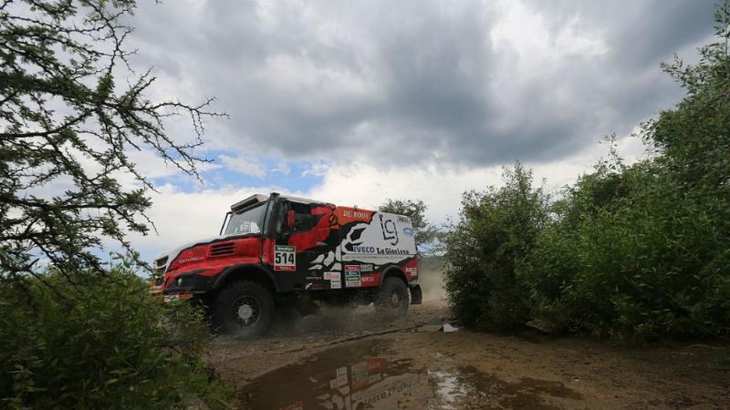 Villagra 3ro.: primer podio de un argentino entre los camiones