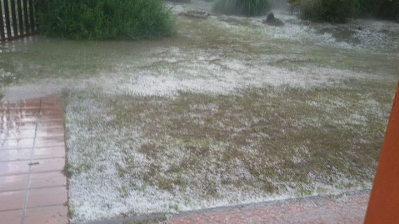 Granizó en El Rodeo