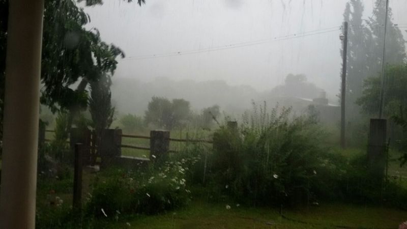 Granizó en El Rodeo