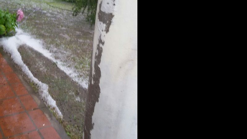 Granizó en El Rodeo