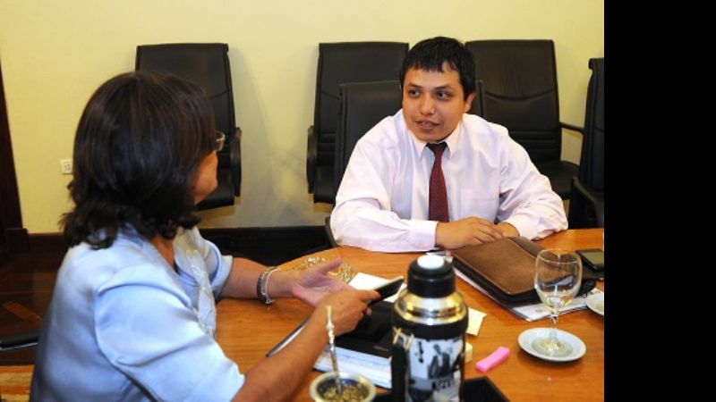 Corpacci recibió al intendente tinogasteño