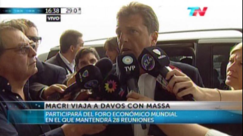 Macri llegó a Davos y comenzará con su nutrida agenda de reuniones