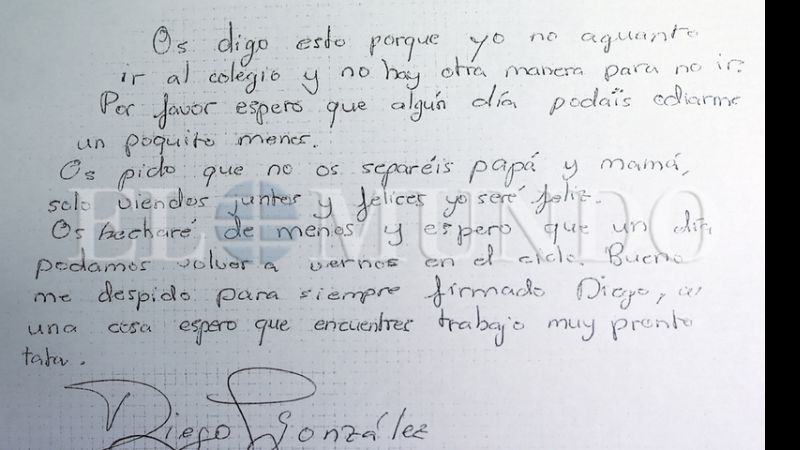 Conmociona a España suicidio de un niño de 11 años por bullying