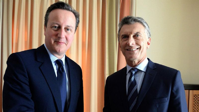 Cameron le advirtió a Macri que no cambiará su postura sobre Malvinas