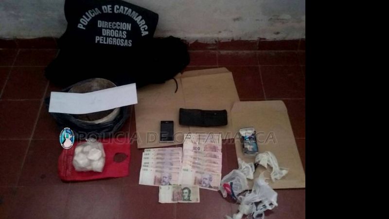 Drogas Peligrosas incautó medio kilo de cocaína