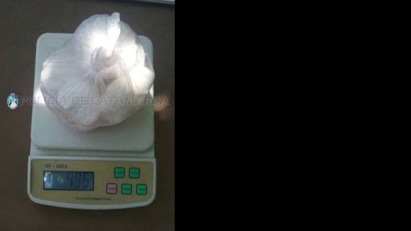 Drogas Peligrosas incautó medio kilo de cocaína