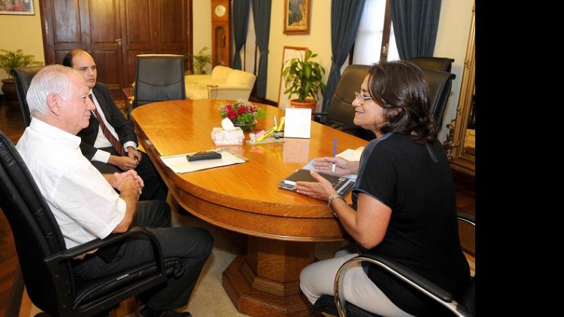 La Gobernadora recibió al intendente Jalile