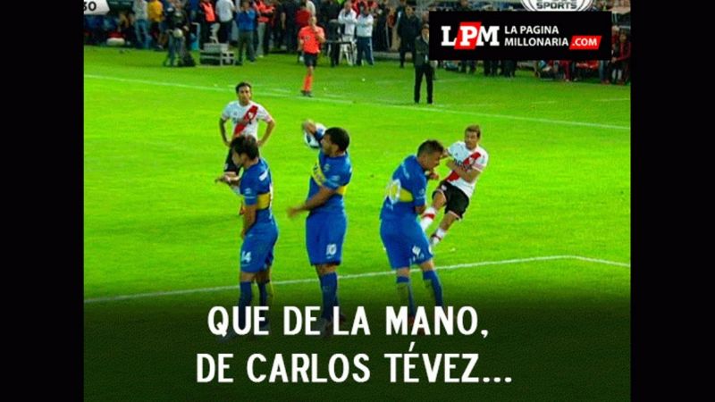 Tevez y Osvaldo, epicentro de los afiches de River contra Boca