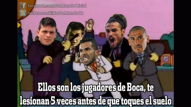 Tevez y Osvaldo, epicentro de los afiches de River contra Boca