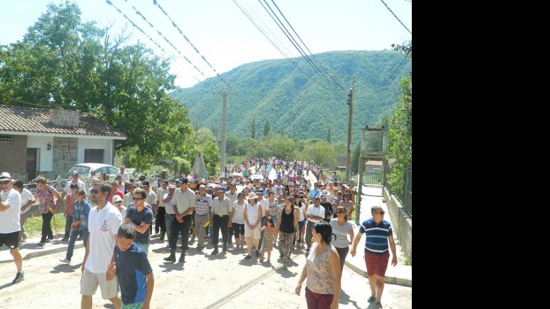 La Virgen del Valle visitó El Rodeo, a dos años del trágico alud