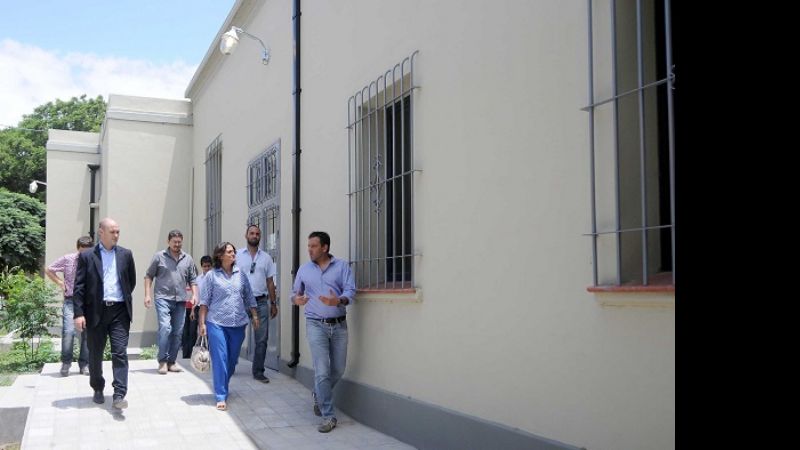 La Gobernadora recorrió obras del Hogar Escuela y el ISAC