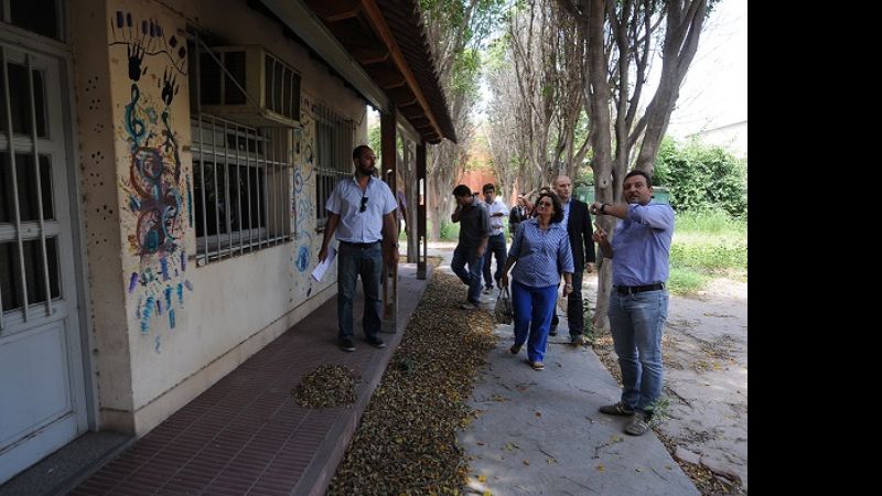 La Gobernadora recorrió obras del Hogar Escuela y el ISAC