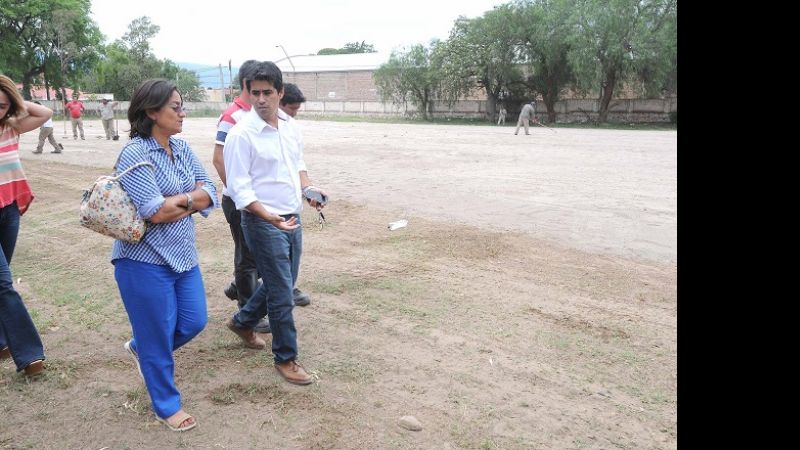 La Gobernadora recorrió obras del Hogar Escuela y el ISAC
