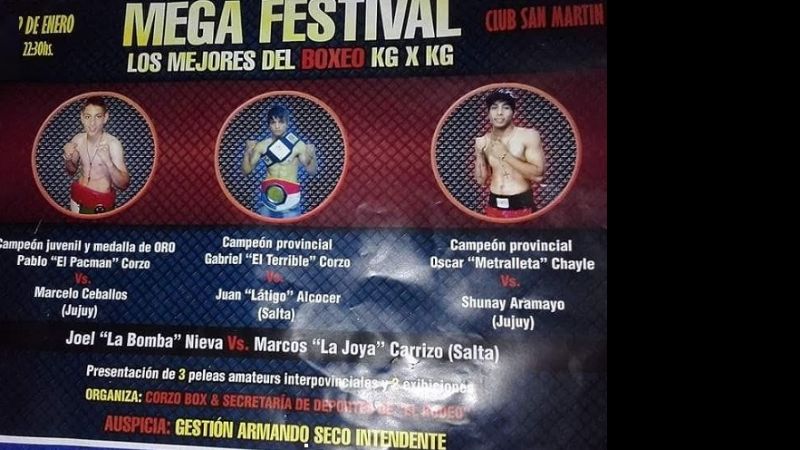 El Boxeo de Catamarca presenta “a los mejores” en El Rodeo