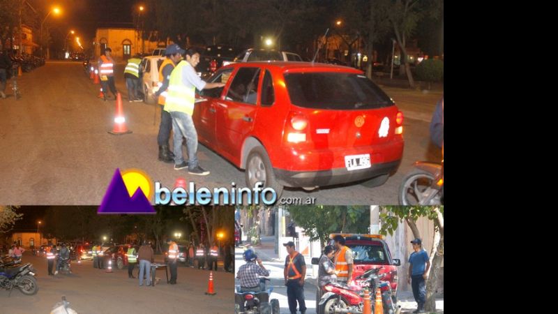 Multas desde 1400 hasta 14 mil por infracciones de tránsito en Belén