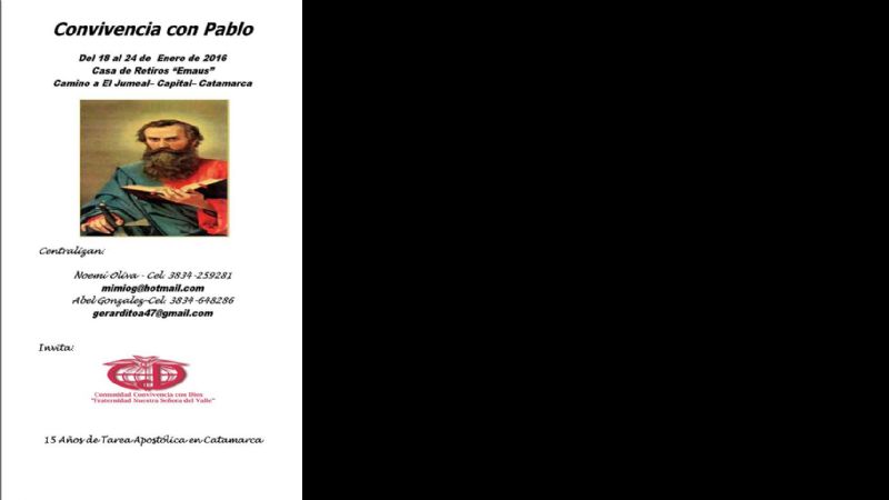 Invitan a retiro espiritual