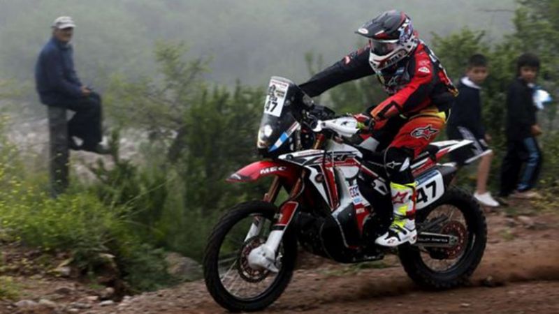 Benavides, primer argentino ganador de una etapa en motos del Dakar