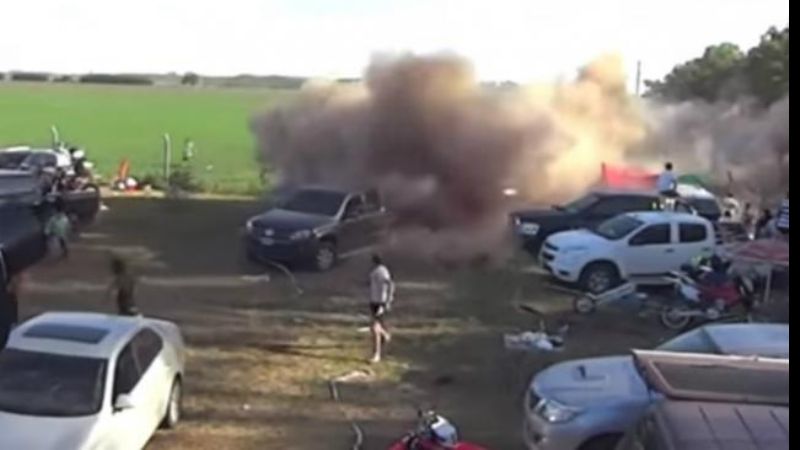 Video: el accidente del Dakar filmado en el lugar del impacto