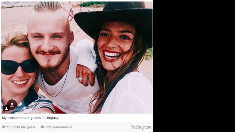 Calu Rivero, abrazada a un actor de Hollywood