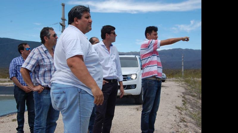 Dalla Lasta visitó la planta de tratamiento de agua de Saujil