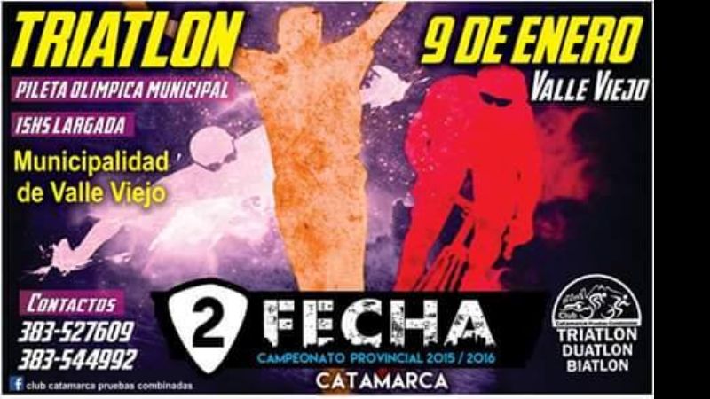 Segunda fecha del Triatlón Provincial